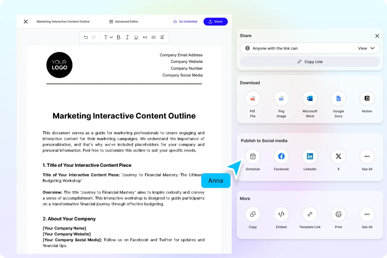Free AI Content Outline Generator, Free Content Outline Maker Online